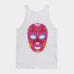 Mexican Wrestling Wrestler Lucha Libre Mask Mexico Tank Top